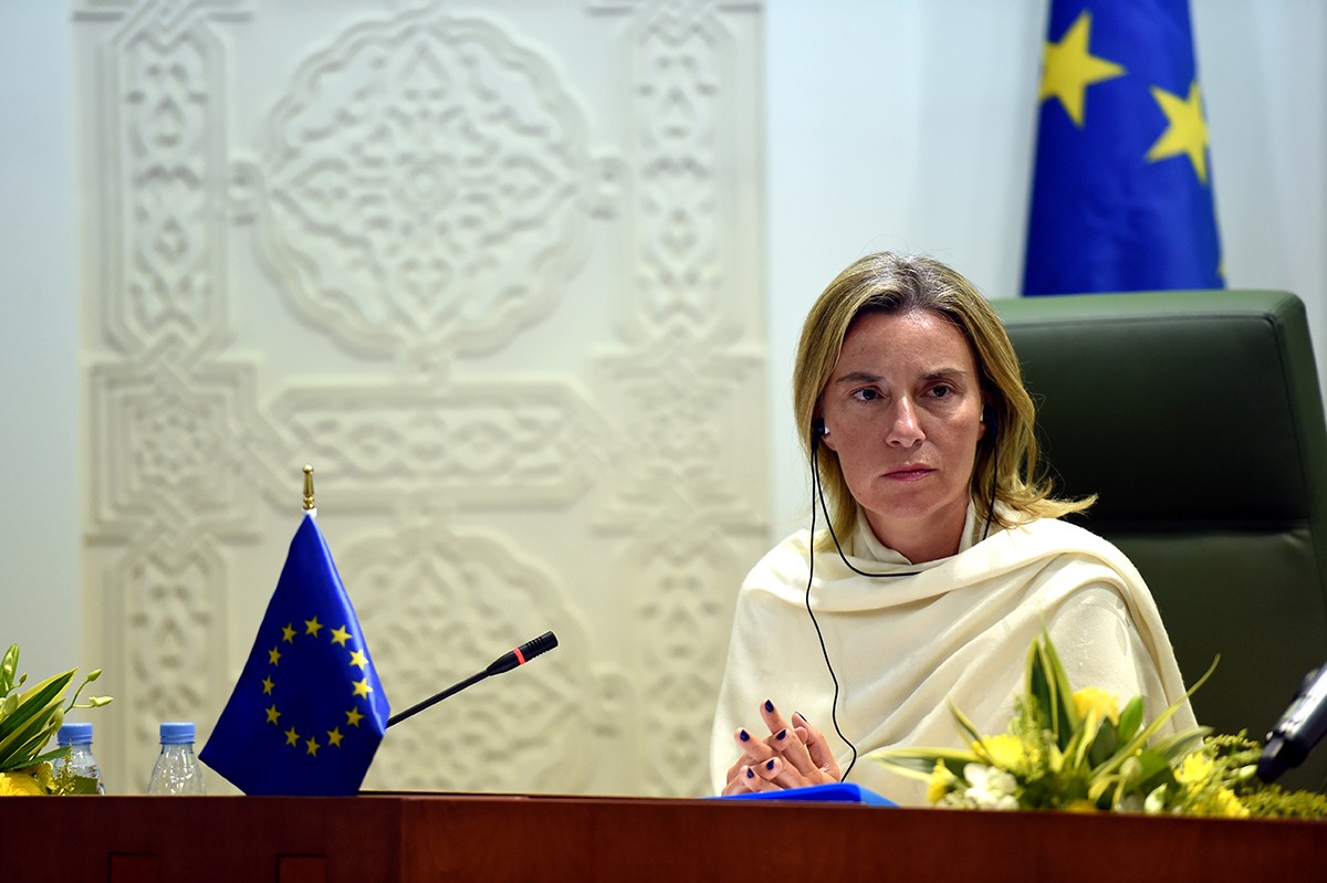 Portrait der EU-Kommissarin Federica Mogherini