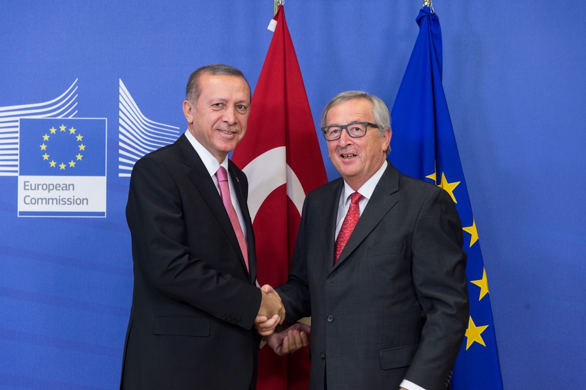 Recep Erdogan und Jean-Claude Juncker