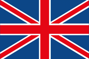 Die Staatsflagge Großbritanniens, der sog. Union Jack.