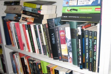 Minimalismus im Bücherregal